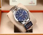 Omega Seamaster Aqua Terra 150m 8215 Movement 316L Steel 41.5mm Blue Dial Watch